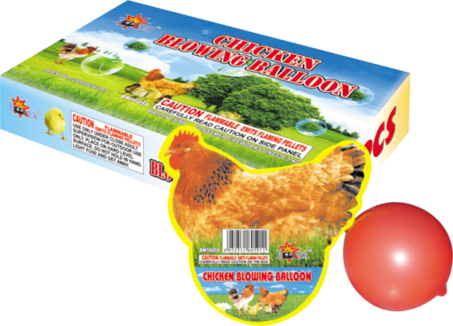 CHICKEN BLOWING BALLOON BREAKDOWN (EACH)