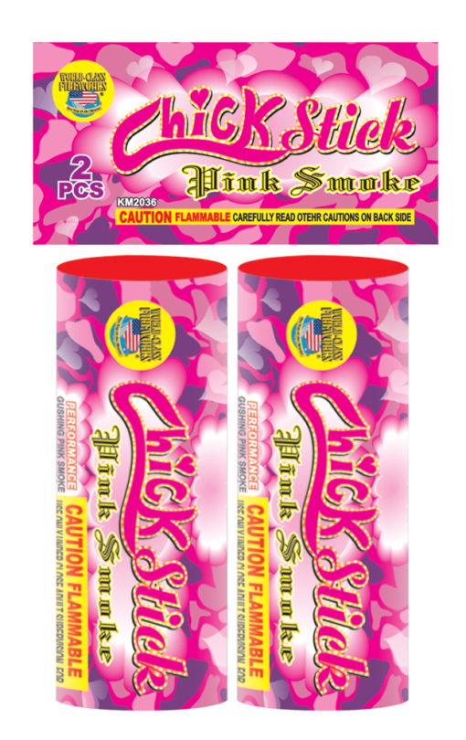 CHICK STICK PINK SMOKE (EACH)