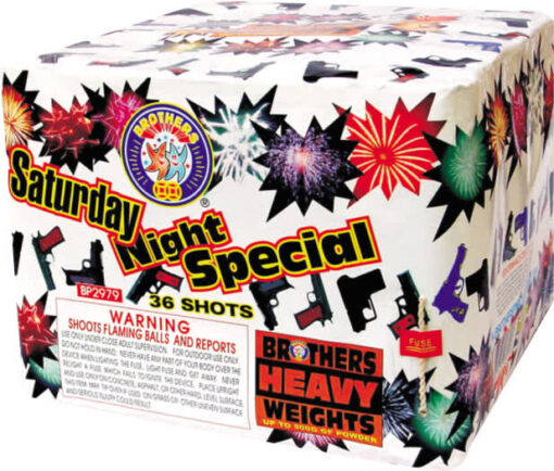 SATURDAY NIGHT SPECIAL 36 SHOT (500 gram) (EACH)