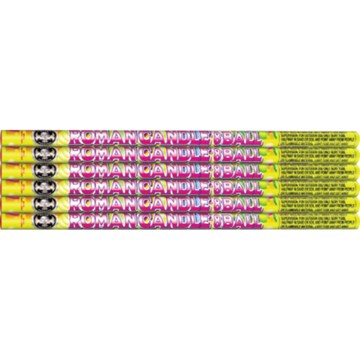 ROMAN CANDLE 8 BALL  (EACH)