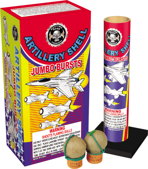 ARTILLERY SHELLS JUMBO BURSTS (CASE) 12/6