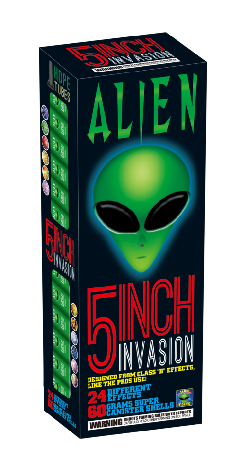 5''ALIEN  INVASION (EACH)